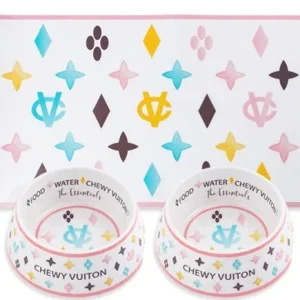 Chewy Vuiton Bowl