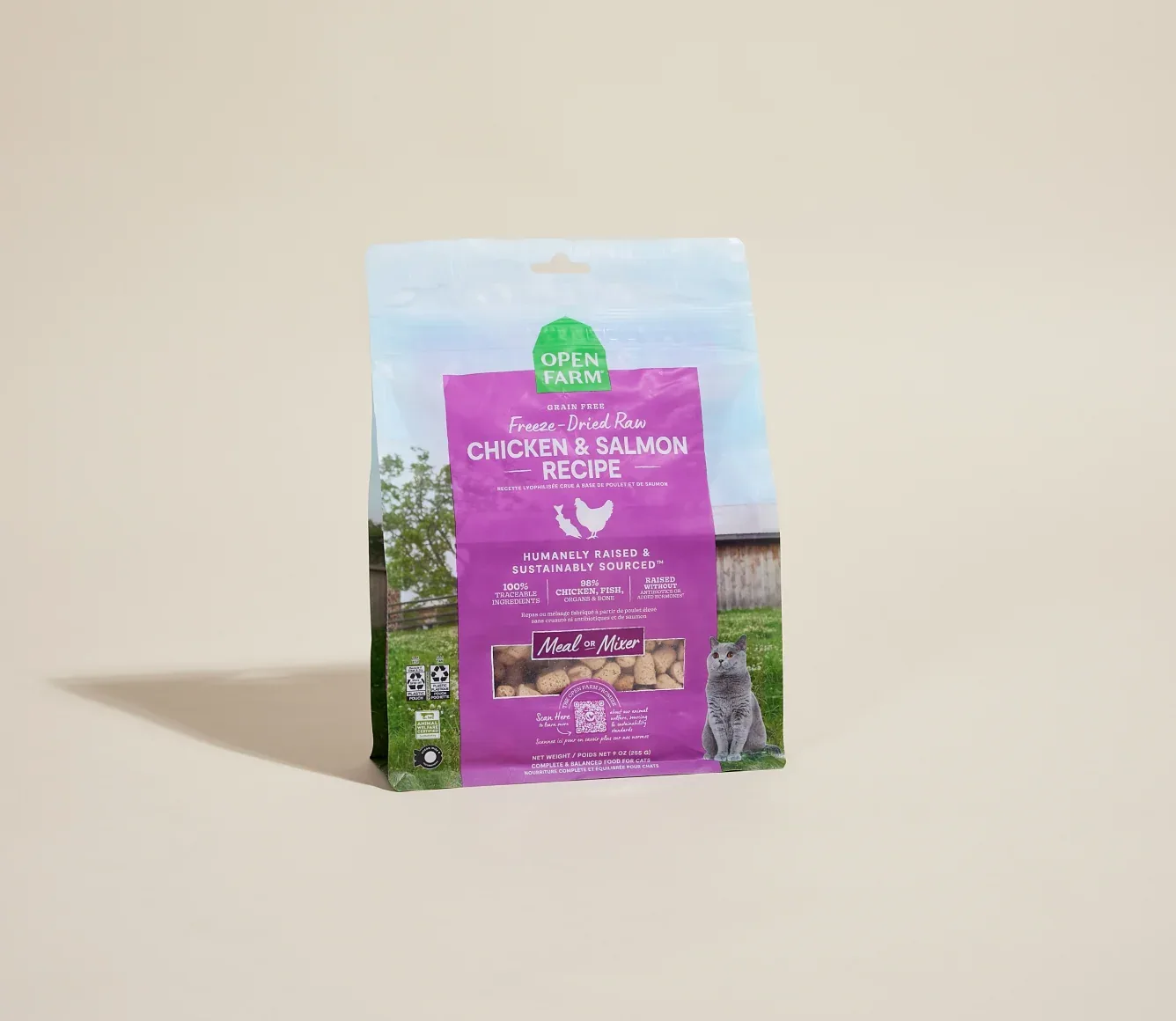 Chicken & Salmon Freeze Dried Raw Morsels for Cats - Image 2
