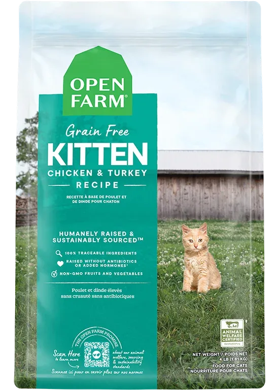 Chicken & Turkey Grain-Free Kitten Kibble