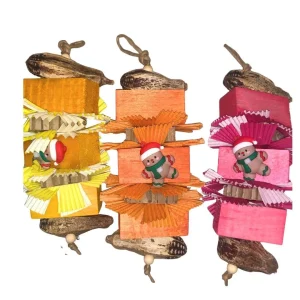 Christmas Balsa Jolly Bird Toy