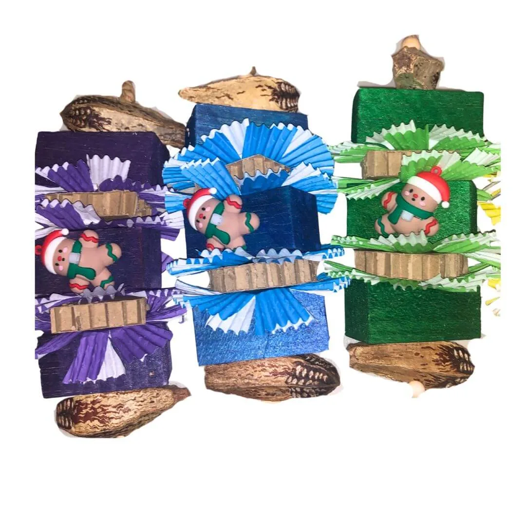 Christmas Balsa Jolly Bird Toy - Image 2