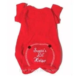 Christmas Dog Pajama - Santas Lil Helper - Image 2