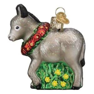 Christmas Donkey 3in Ornament