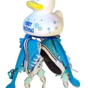 Christmas Duck Shoe/Spoons Bird Toy