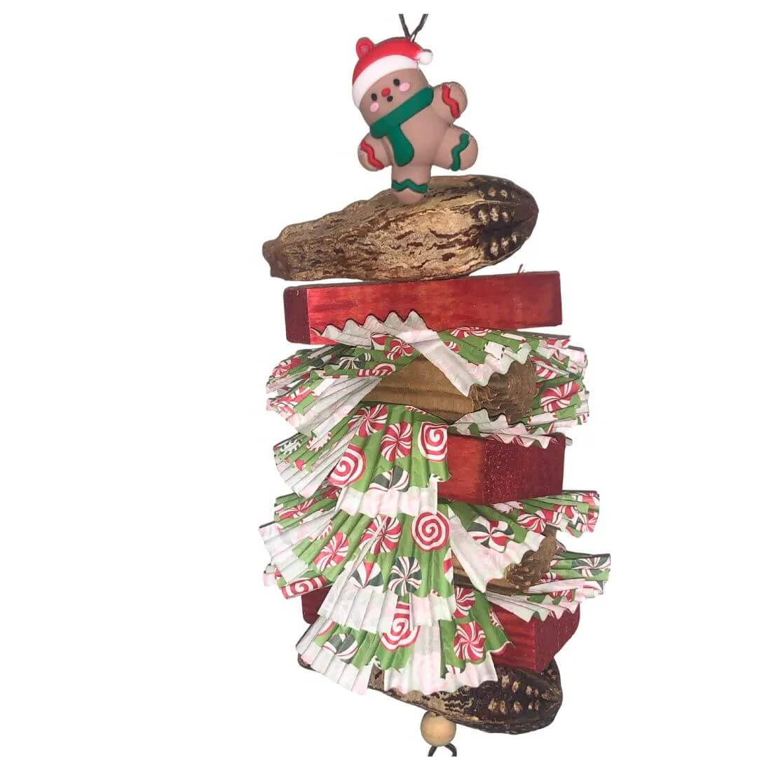 Christmas Jolly Pine Bird Toy