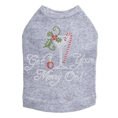 Christmas Martini Dog Tank - Many Colors - Image 2