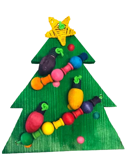Christmas Trees Bird Toy (side hanging) - Image 2