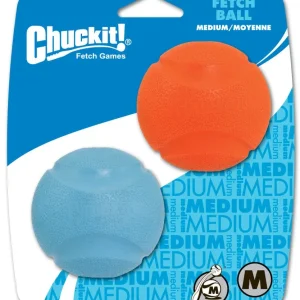 Chuckit! Fetch Ball Dog Toy Assorted 2pk MD