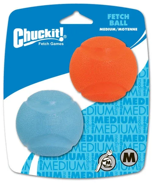 Chuckit! Fetch Ball Dog Toy Assorted 2pk MD - Image 2