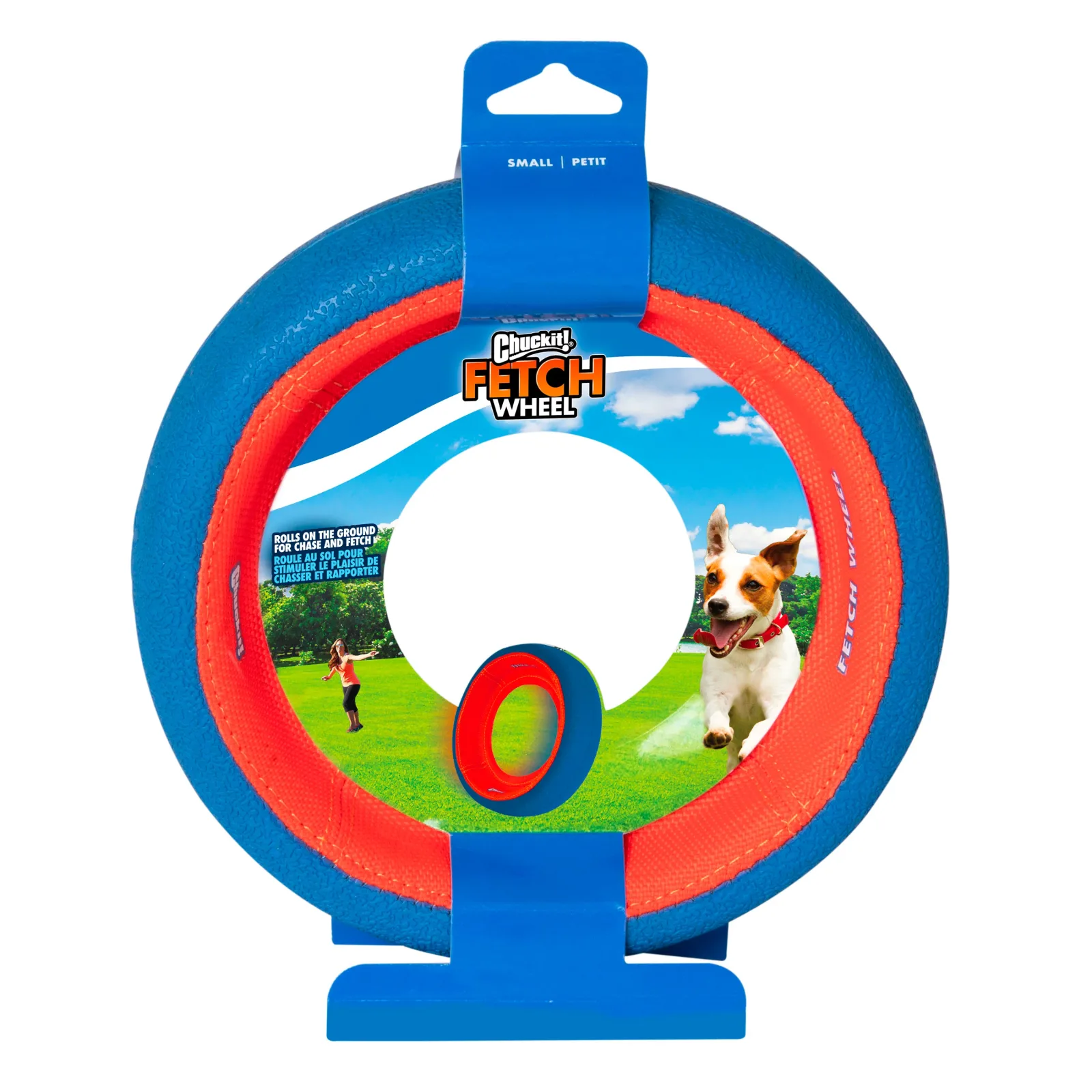 Chuckit! Fetch Wheel Dog Toy Blue Small