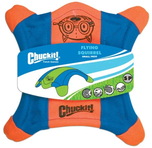 Chuckit! Flying Squirrel Dog Toy Blue/Orange SM - Image 2