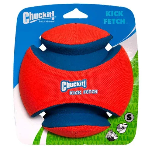 Chuckit! Kick Fetch Ball Dog Toy Blue/Orange SM - Image 2