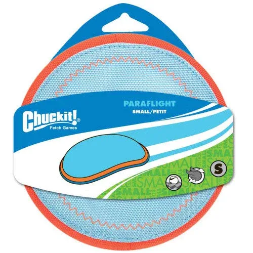 Chuckit! Paraflight Dog Toy Blue/Orange SM - Image 2