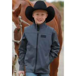 Cinch Boys Bonded Navy Vest
