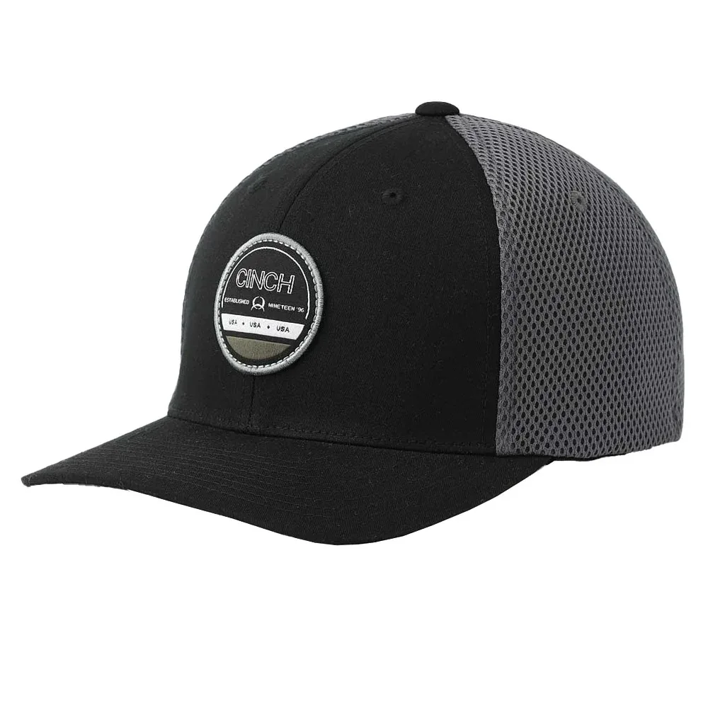 Cinch Men's Black Flex Fit Cap - Image 2