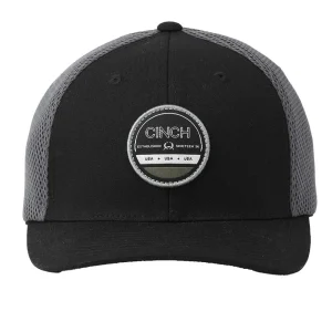 Cinch Men's Black Flex Fit Cap