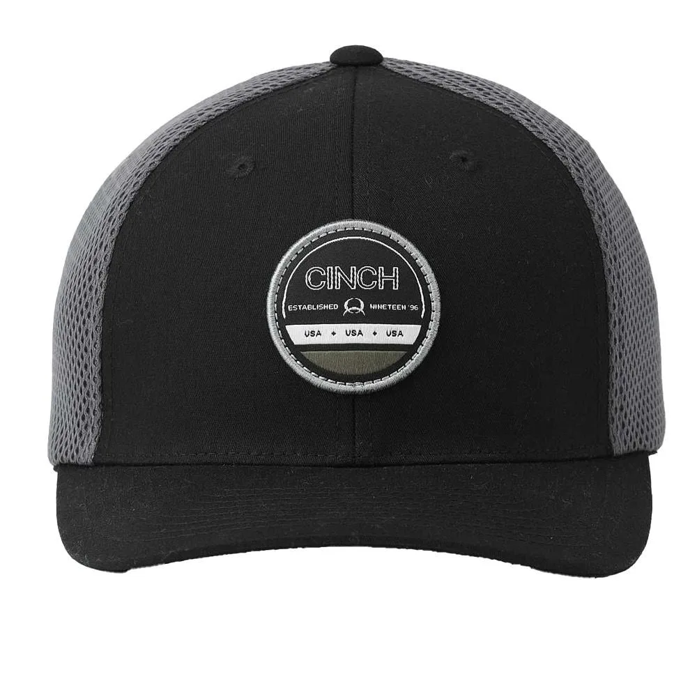 Cinch Men's Black Flex Fit Cap