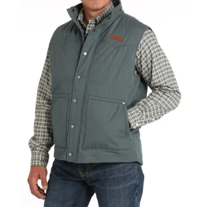 Cinch Men's Blue Quilted Vest