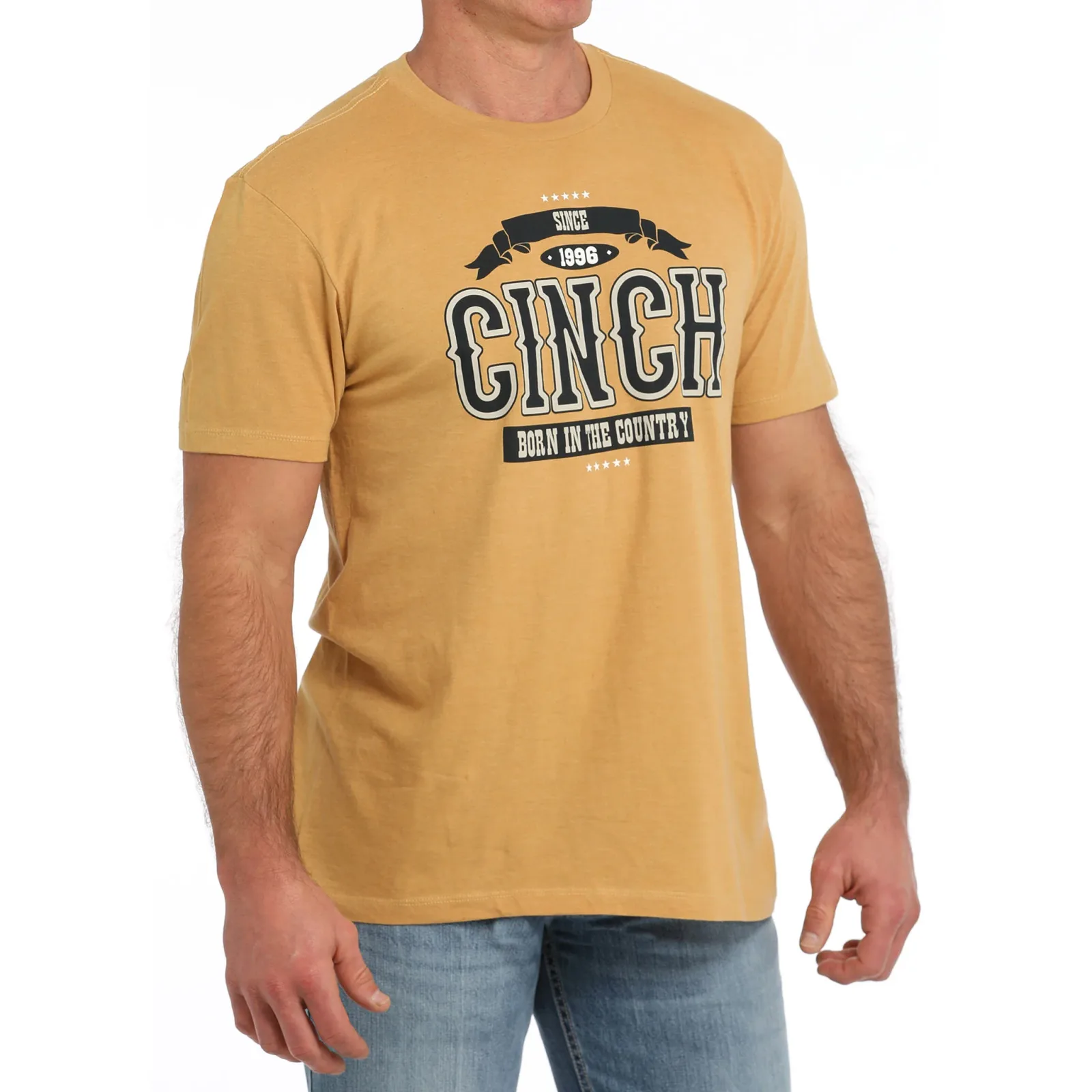 Cinch Men's Gold Logo Tee - Image 2