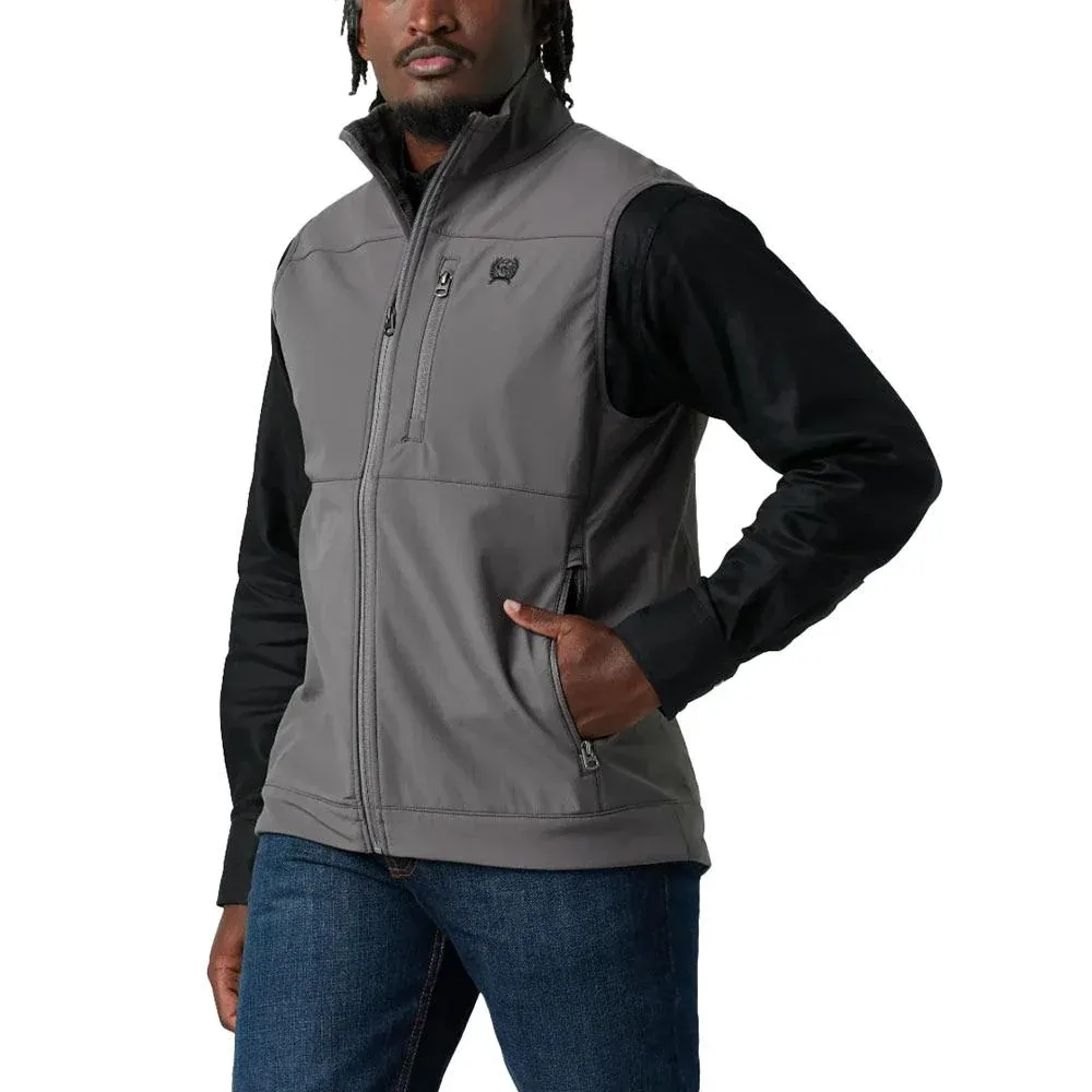 Cinch Men's Grey Ripstop Vest