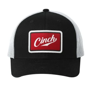 Cinch Men's Logo Black Cap