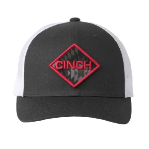 Cinch Womens Grey Logo Trucker Cap