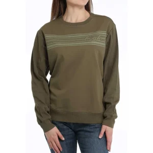 Cinch Women's Olive Sweatshirt