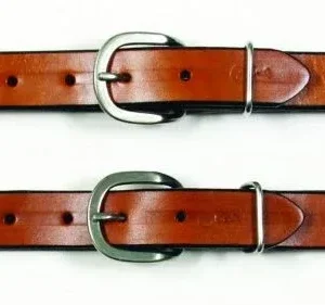 Circle Y Breast Collar Tugs 1 Brown