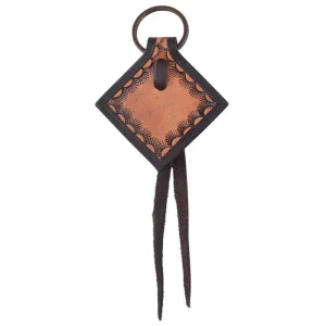 Circle Y Saddlery Border Diamond Keychain