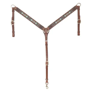 Circle Y Saddlery Buckskin Beaded Breast Collar