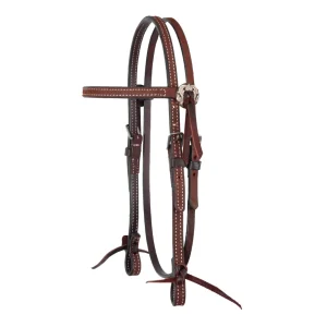 Circle Y Saddlery Burnett Chestnut Browband Headstall