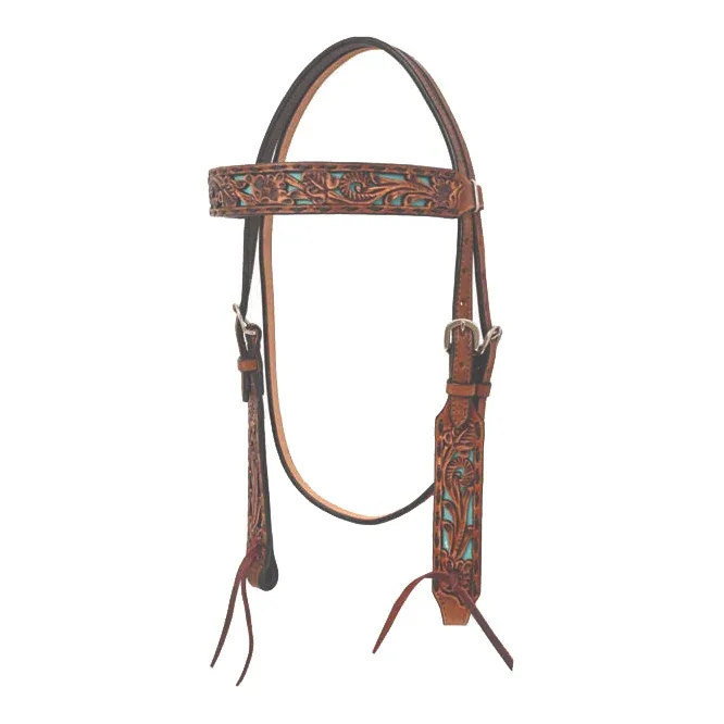 Circle Y Saddlery Carico Browband Headstall - Image 2