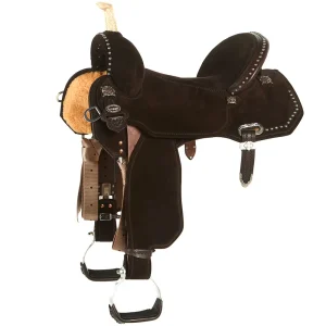 Circle Y Saddlery Josey Mitchel 16in Wide Lightweight Lightspeed Barrel Saddle
