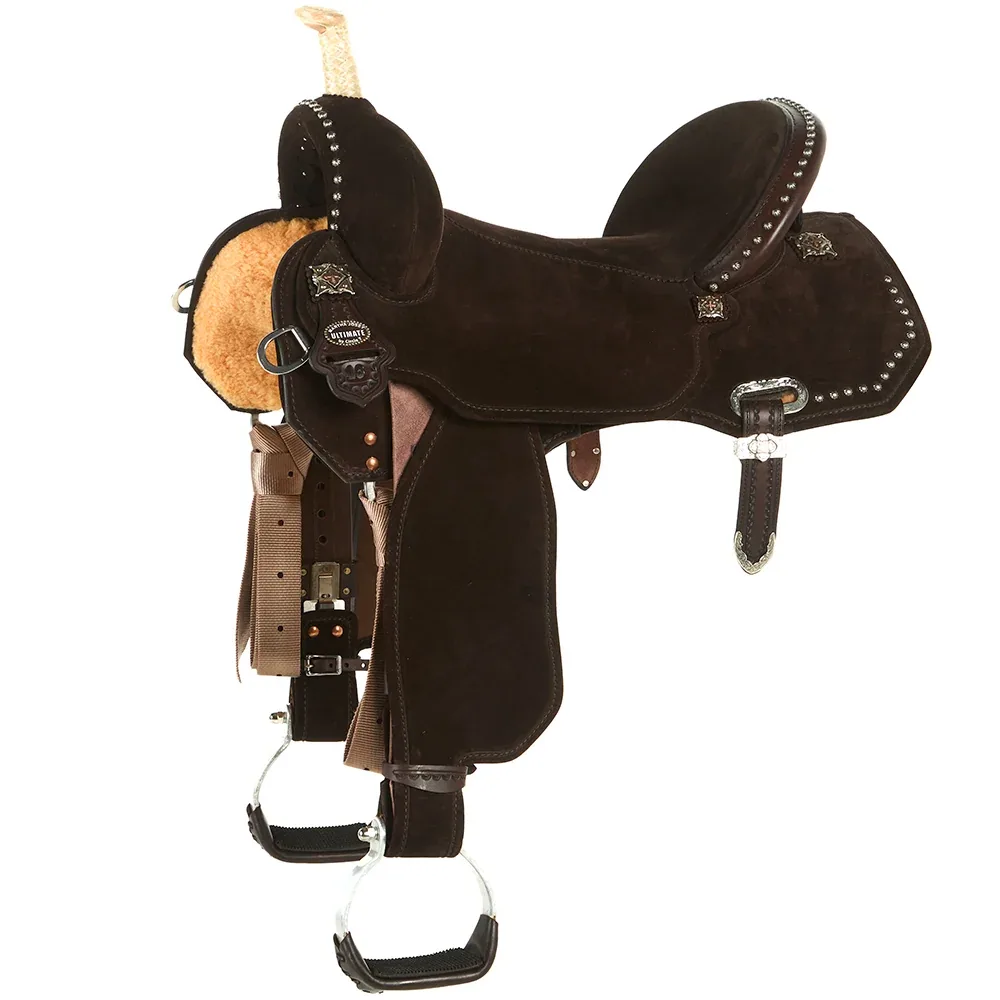 Circle Y Saddlery Josey Mitchel 16in Wide Lightweight Lightspeed Barrel Saddle