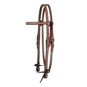 Circle Y Saddlery Oakwood Heavy Oil Browband Headstall