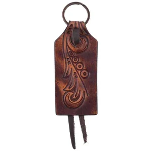 Circle Y Saddlery Tooled Keychain