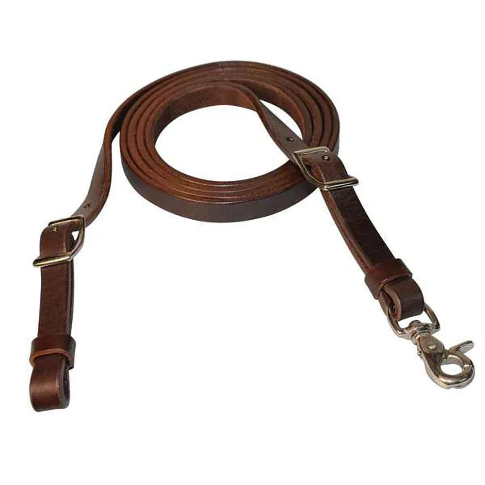 Circle Y Saddlery Walnut Contest Rein