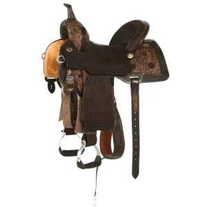 Circle Y Saddlery You are My Sunshine 14.5 Josey Barrel Saddle