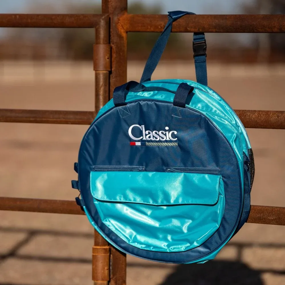 Classic Aqua Navy Junior Rope Bag - Image 2