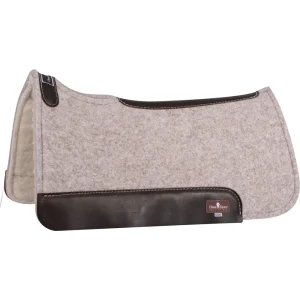 Classic Equine 31x32 Tan Felt 3/4in Fleece Bottom Saddle Pad
