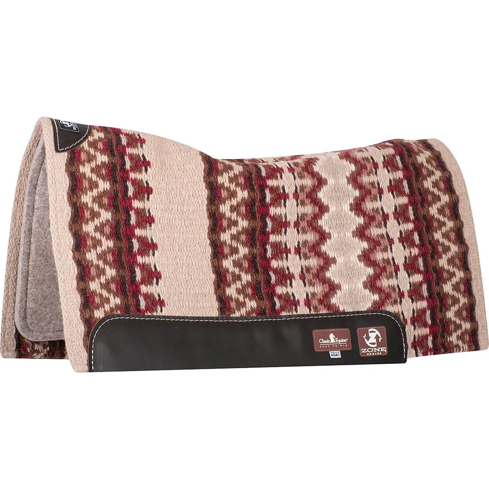 Classic Equine 32x34 Zone Series Blanket Top 3/4in Saddle Pad