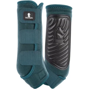 Classic Equine Dragonfly Green Classic Fit Hind Splint Boots