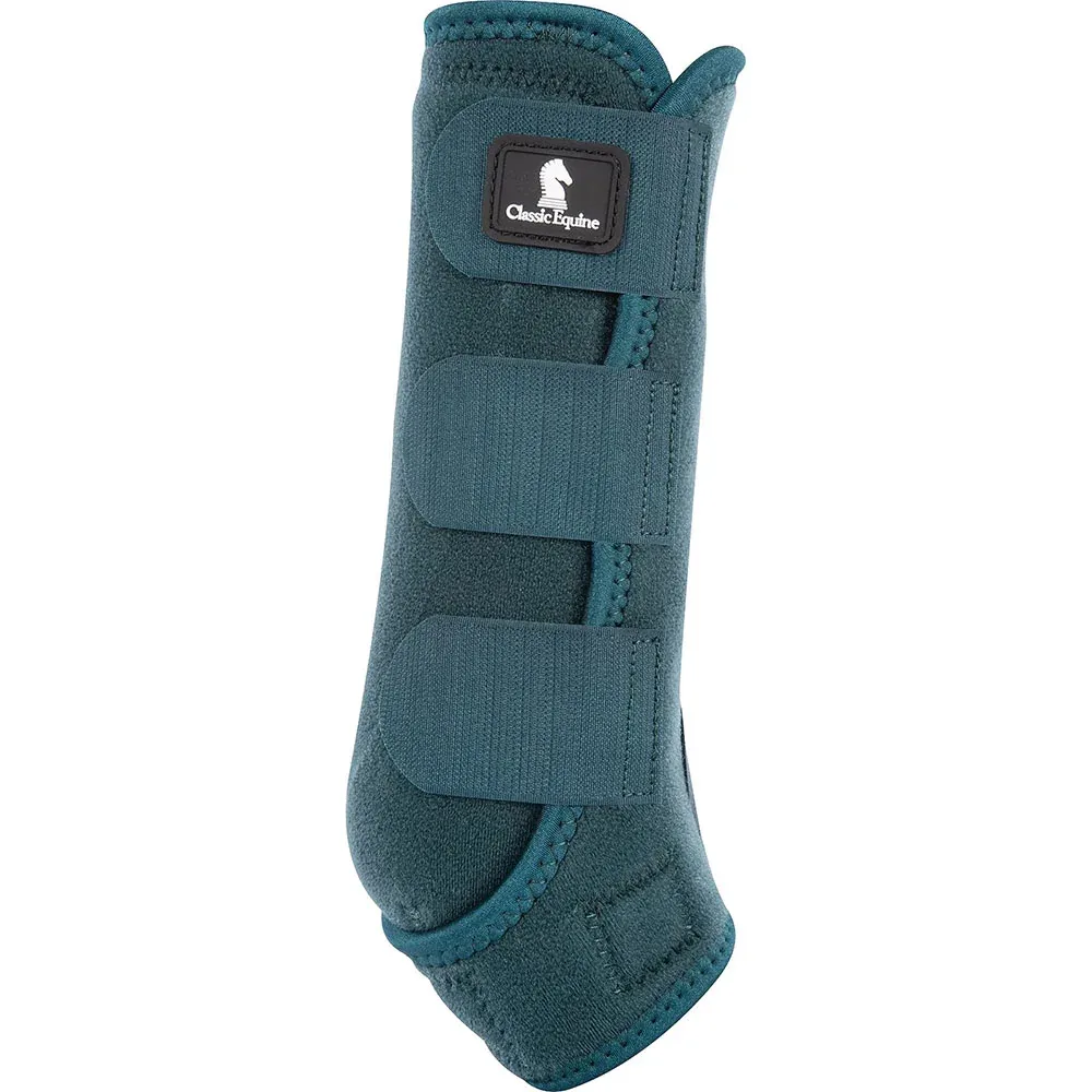 Classic Equine Dragonfly Green Classic Fit Hind Splint Boots - Image 2