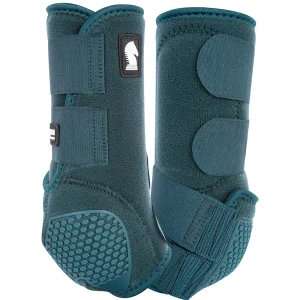 Classic Equine Dragonfly Green Flexion Hind Splint Boots