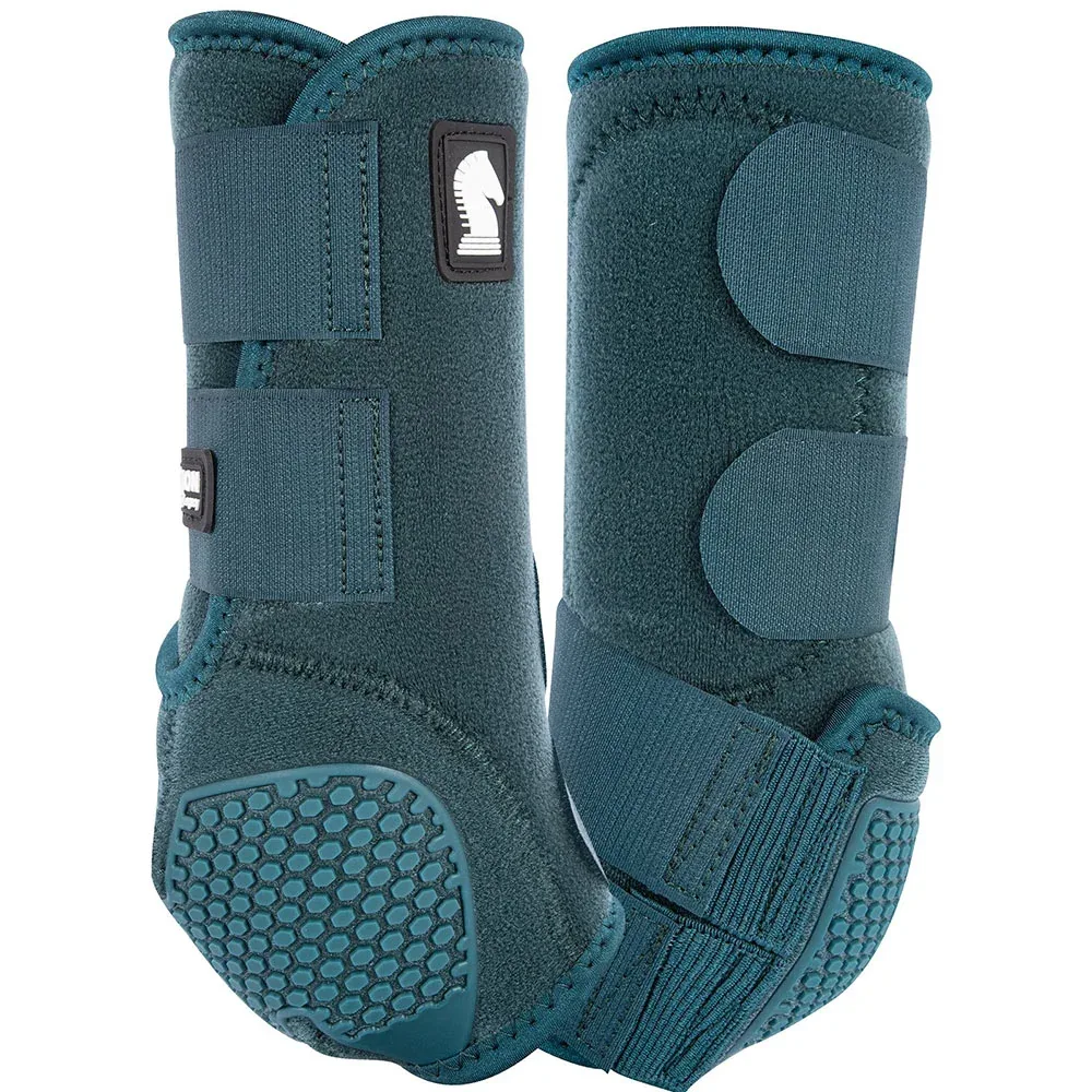 Classic Equine Dragonfly Green Flexion Hind Splint Boots