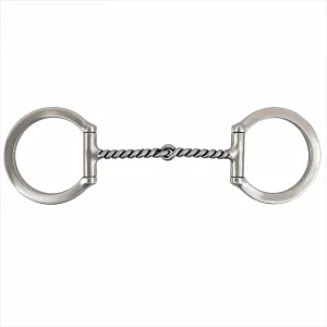 Classic Equine Tool Box D Ring Twisted Wire Snaffle Bit