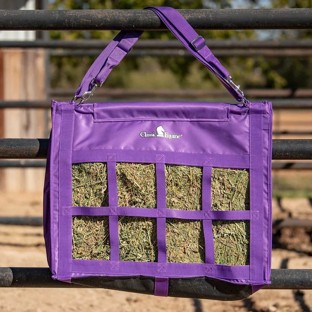 Classic Equine Violet Top Load Hay Bag - Image 2