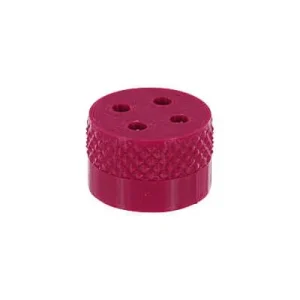 Clean Run Nose Work Magnetic Round 4-Hole Mini Container