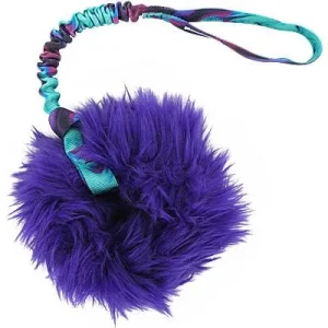 Clean Run Tribble Trouble Ring with Bungee Handle - Wicked Purple & Purple