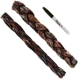 Clean Run Tuesday's Natural Dog Company Braided Beef Gullet Sticks - 12 in.